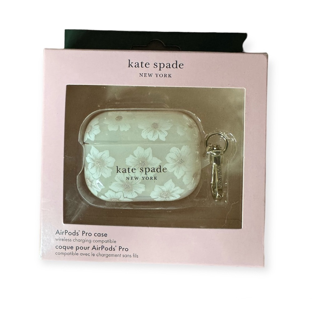 Kate Spade Floral AirPods Pro Case - Pink and White